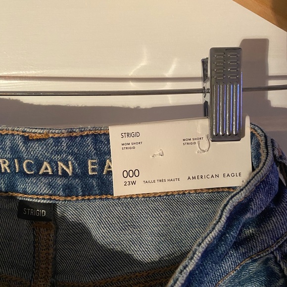 American eagle mom short strigid shorts 000 - Picture 2 of 4